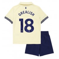 Everton Jack Grealish #18 Vonkajší Detský futbalový dres 2025-26 Krátky Rukáv (+ trenírky)